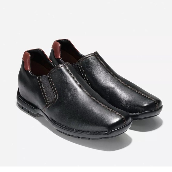 Cole Haan Other - Cole Haan ZENO SLIPON Black Leather Mens' Loafer